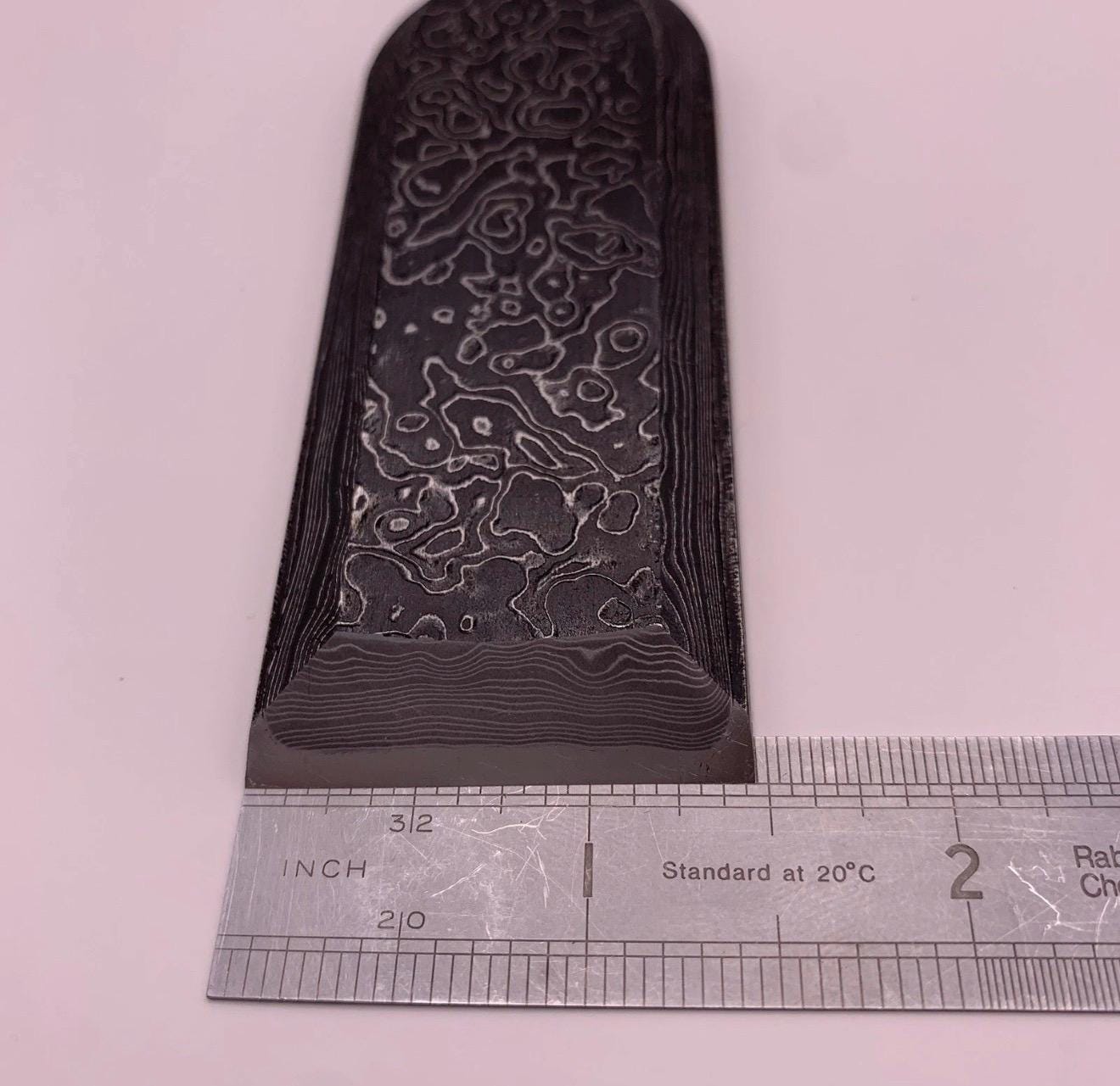 Tasai Mokume Damascus Paring Chisel Set 2” To 1/2” - Japanese Chisels - Unused