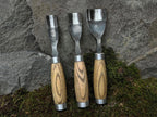 Hand-Forged High-Carbon Steel Gouge Set: Wood Carving Chisels