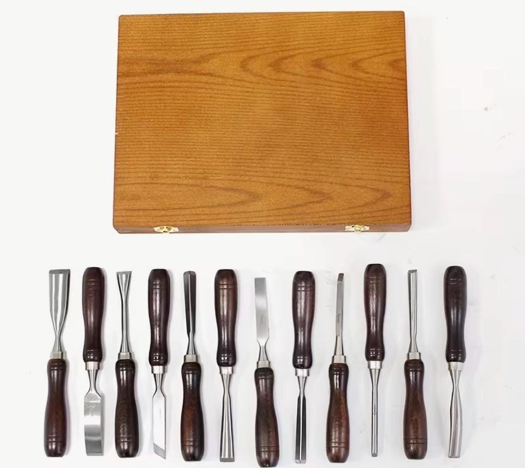 Handmade Woodworking Chisel Set | Traditional Wood Carving Tools for Craftsmen & Carpenters
