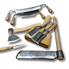 10 pieces pack Artisan Wood Carving Set – Axe, Mallet, Chisels  Knives for Spoon & Bowl Making