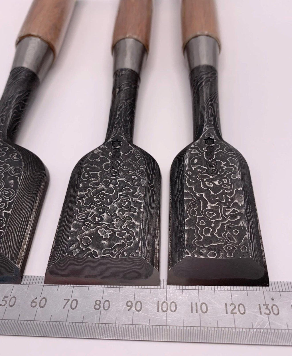 Tasai Mokume Oire Nomi Bench Chisel Set Of 10 - Boxed - Unused Japanese Tools