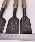 Tasai Mokume Oire Nomi Bench Chisel Set Of 10 - Boxed - Unused Japanese Tools