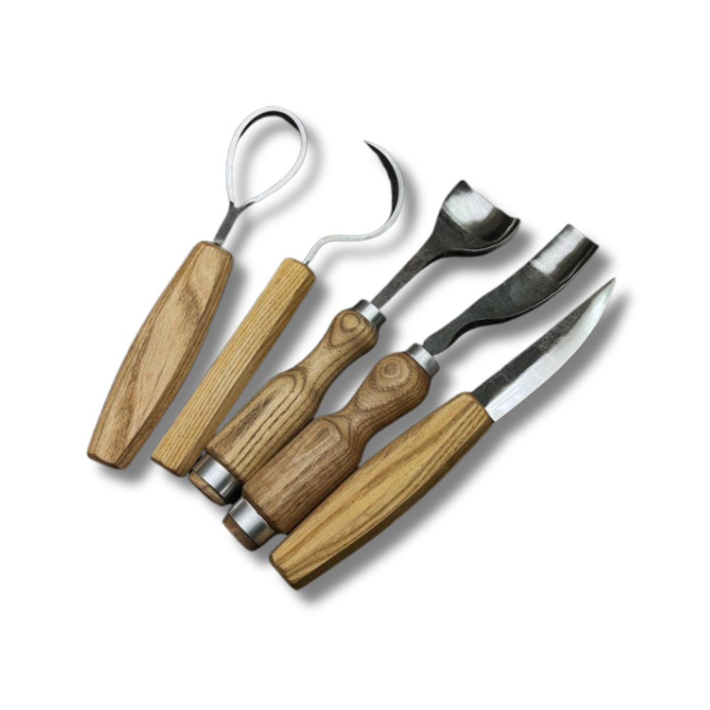 Handmade Wood Carving Tools Set | Professional Whittling Knives UK