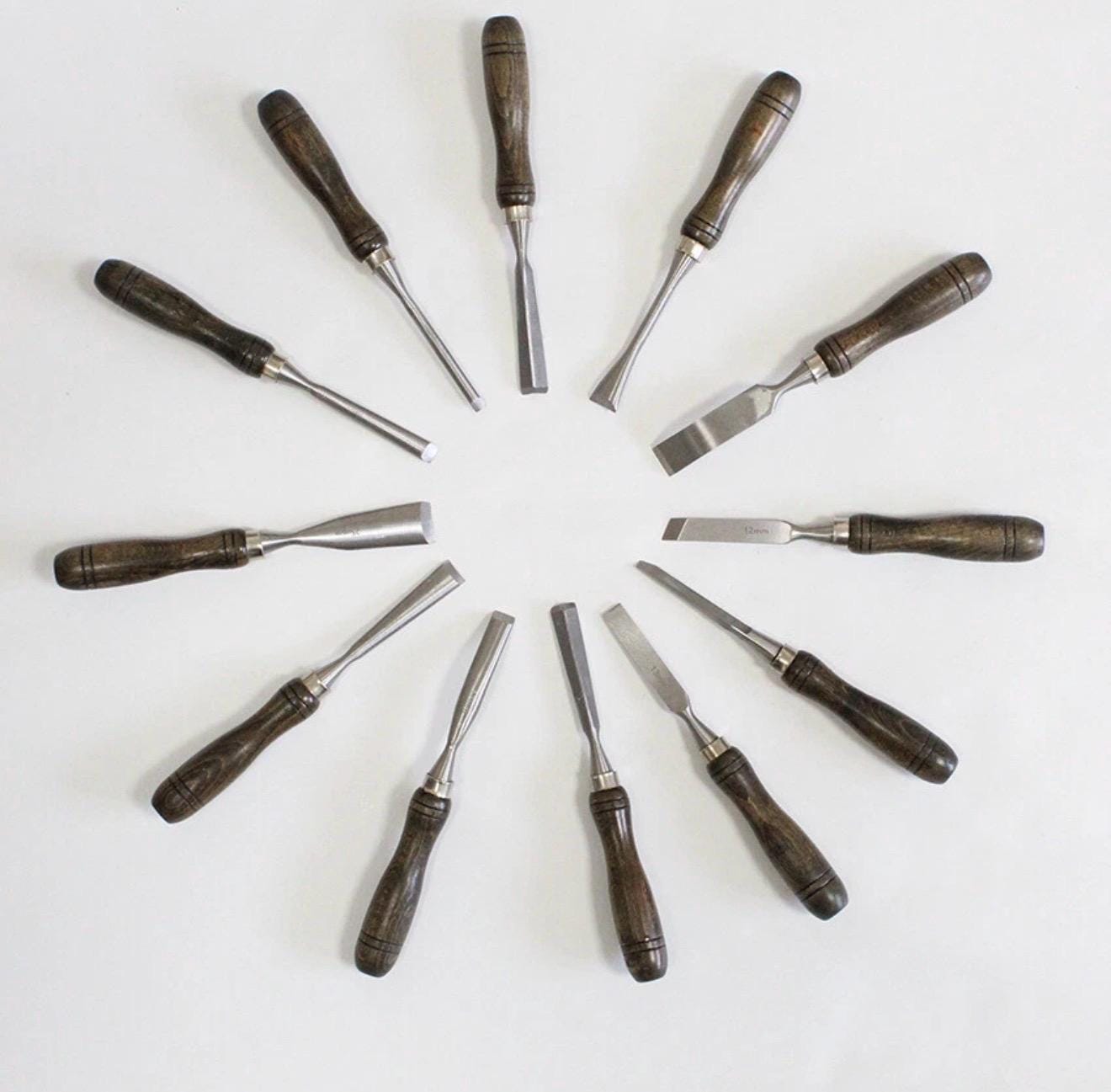 Handmade Woodworking Chisel Set | Traditional Wood Carving Tools for Craftsmen & Carpenters