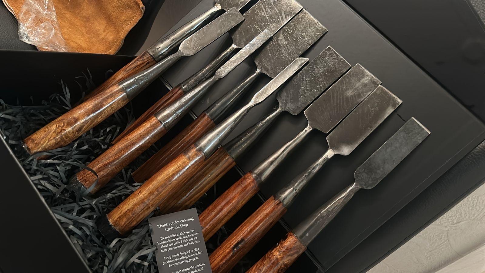 Handmade Woodworking Chisel Set | Traditional Wood Carving Tools for Craftsmen & Carpenters