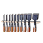 Tasai Mokume Oire Nomi Bench Chisel Set Of 10 - Boxed - Unused Japanese Tools
