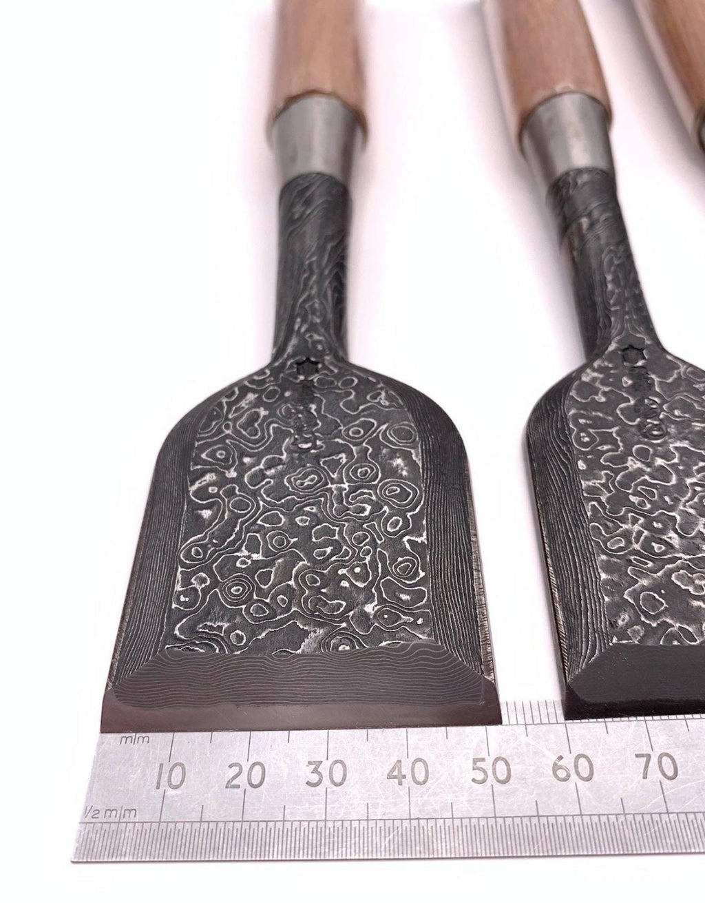 Tasai Mokume Oire Nomi Bench Chisel Set Of 10 - Boxed - Unused Japanese Tools