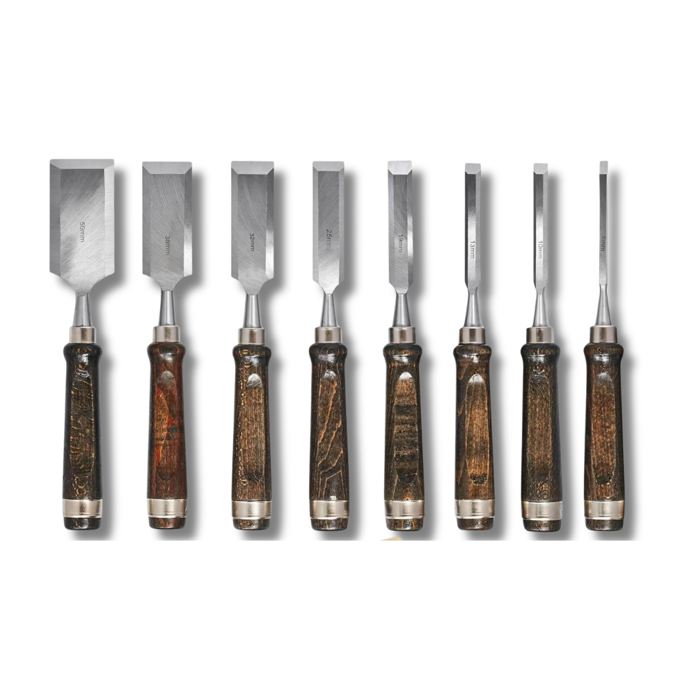 Woodworking Chisel Set | Traditional Wood Carving Tools for Craftsmen & Carpenters