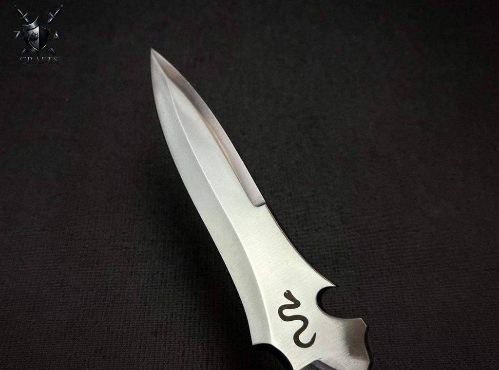 Movie-Inspired Bowie Knife – 12” Custom Blade with Handle Detail & Personalization | Gift for Collectors