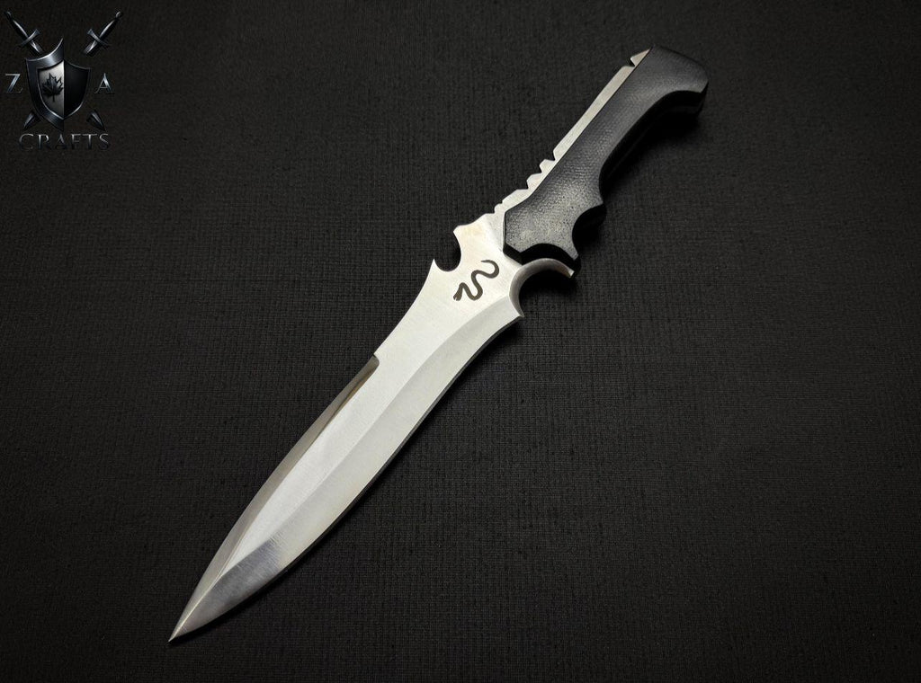 Movie-Inspired Bowie Knife – 12” Custom Blade with Handle Detail & Personalization | Gift for Collectors