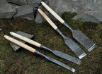 Hand-Forged Carbon Steel Woodworking Chisel Set: Timber Framing Tools