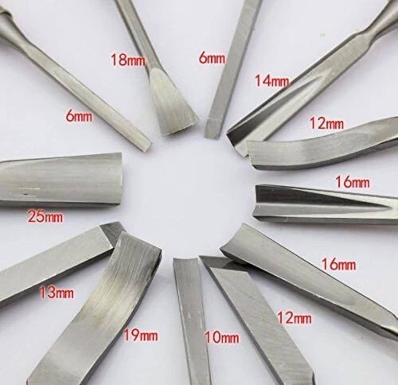Handmade Woodworking Chisel Set | Traditional Wood Carving Tools for Craftsmen & Carpenters