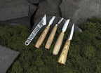 Hand-Forged Wood Carving Knife Set