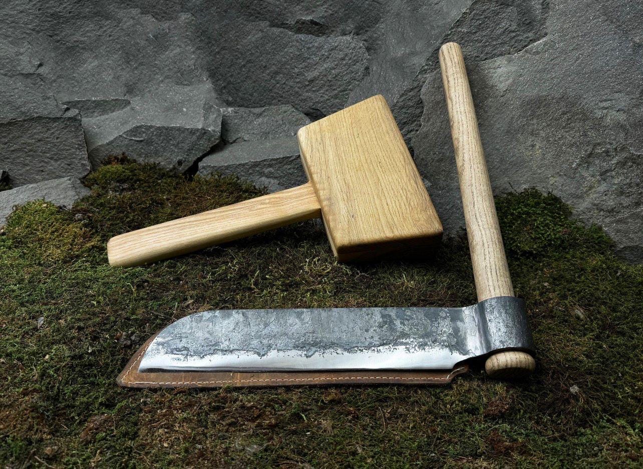 Adze & Mallet Carving Tool Set