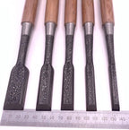 Tasai Mokume Oire Nomi Bench Chisel Set Of 10 - Boxed - Unused Japanese Tools