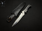 Movie-Inspired Bowie Knife – 12” Custom Blade with Handle Detail & Personalization | Gift for Collectors