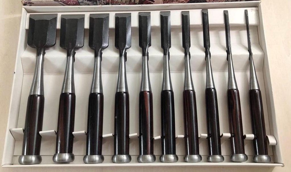 Handmade Woodworking Chisel Set | Traditional Wood Carving Tools for Craftsmen & Carpenters