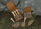 Professional Leatherworking Tool Kit – Cutting Knife, Beveler, Stitching Chisels & Accessories