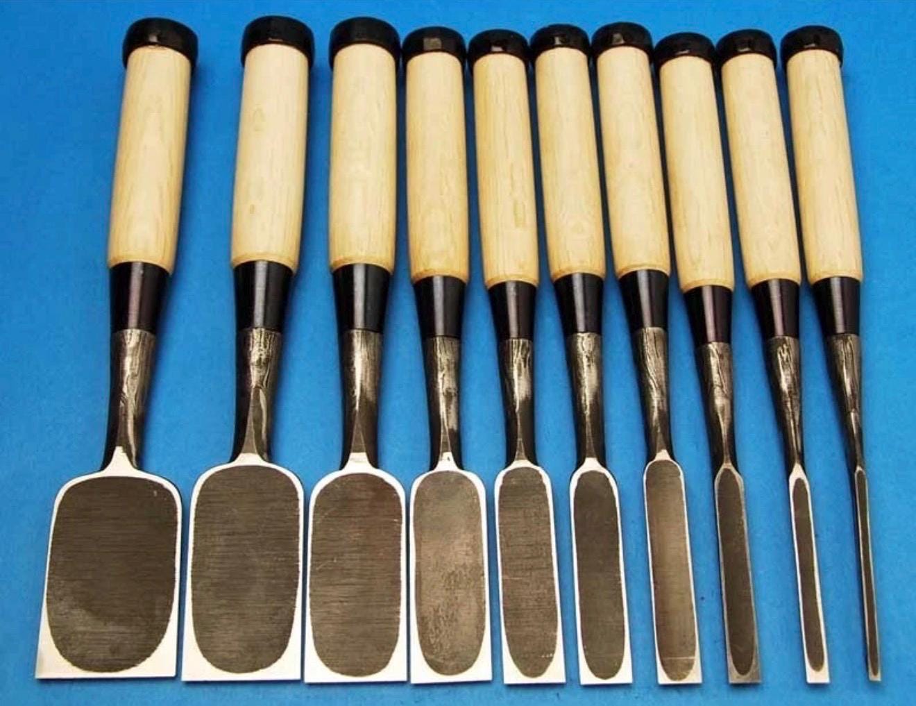 Handmade Woodworking Chisel Set | Traditional Wood Carving Tools for Craftsmen & Carpenters