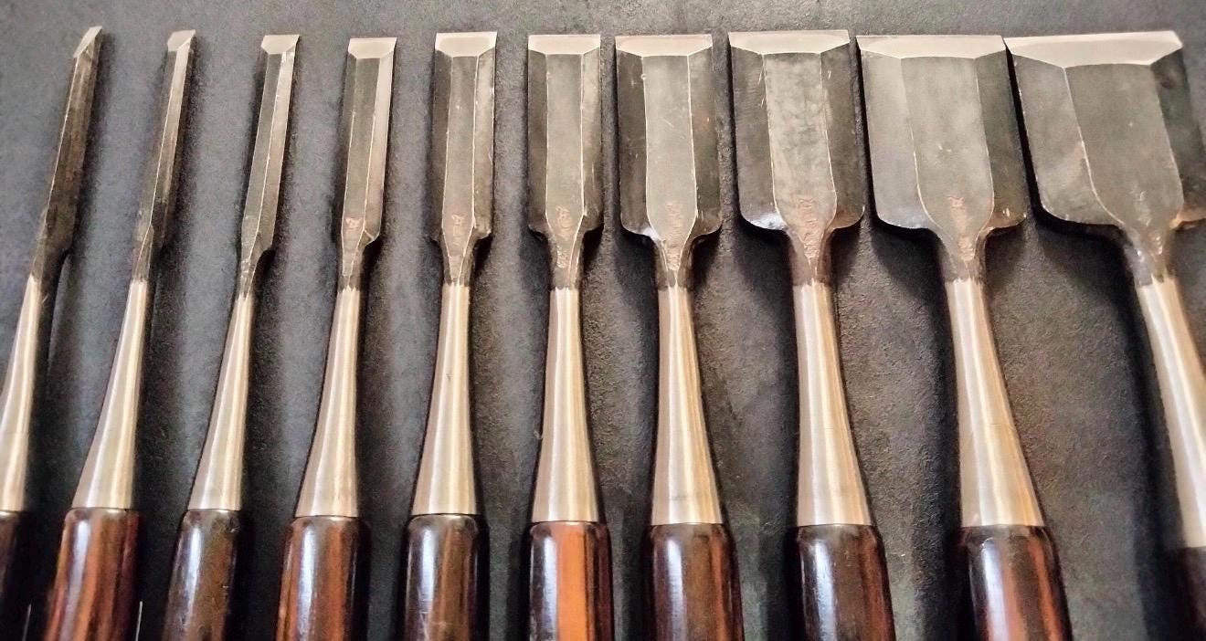 Handmade Woodworking Chisel Set | Traditional Wood Carving Tools for Craftsmen & Carpenters
