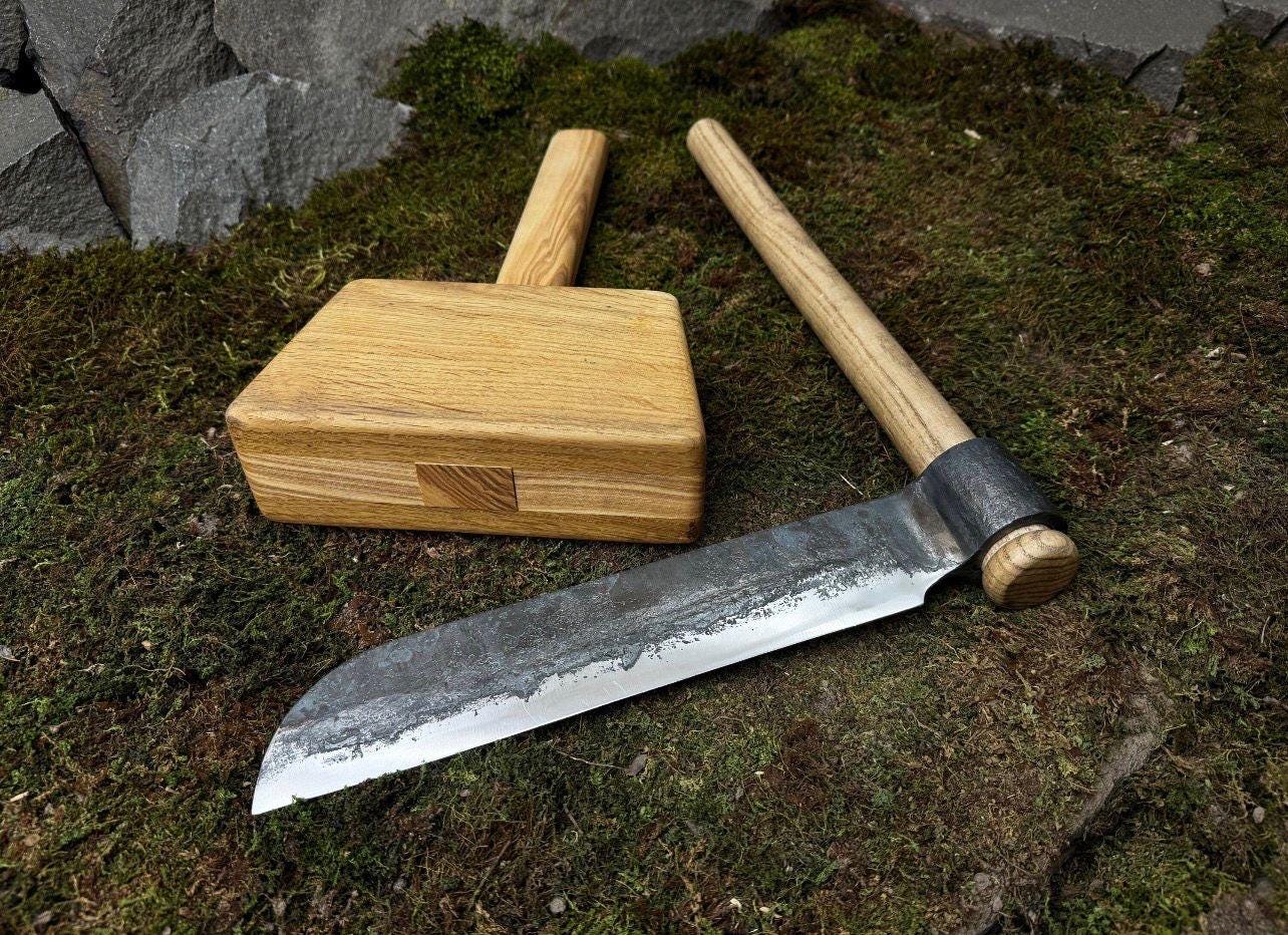 Adze & Mallet Carving Tool Set