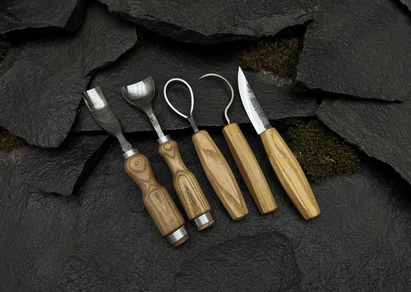 Handmade Wood Carving Tools Set | Professional Whittling Knives UK