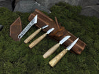 Hand-Forged Wood Carving Knife Set
