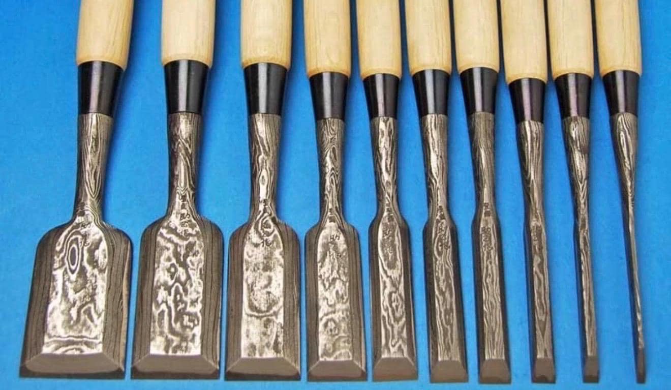 Handmade Woodworking Chisel Set | Traditional Wood Carving Tools for Craftsmen & Carpenters