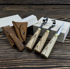5pc Hand-Forged Woodworking Tool Set | 52100 Steel