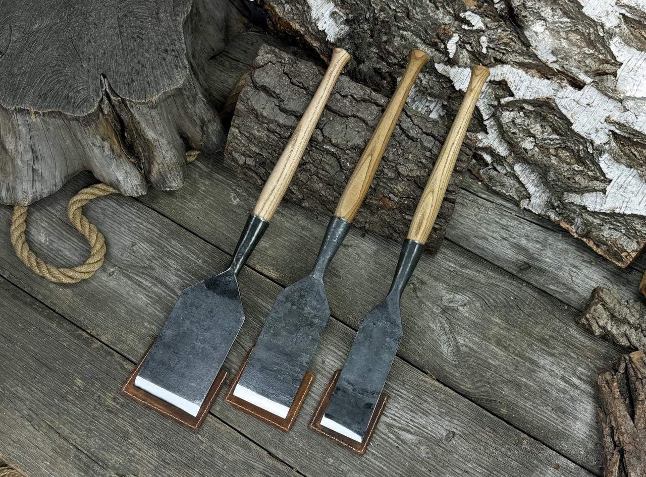 Hand Forged Timber Framing Chisel: Japanese Woodworking Slick