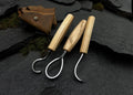 Wood Carving Hook Knife Set: Spoon, Bowl, Kuksa Carving Tools
