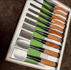 Japanese Chisel Set – 10-Piece Hand-Forged Woodworking Tool Kit