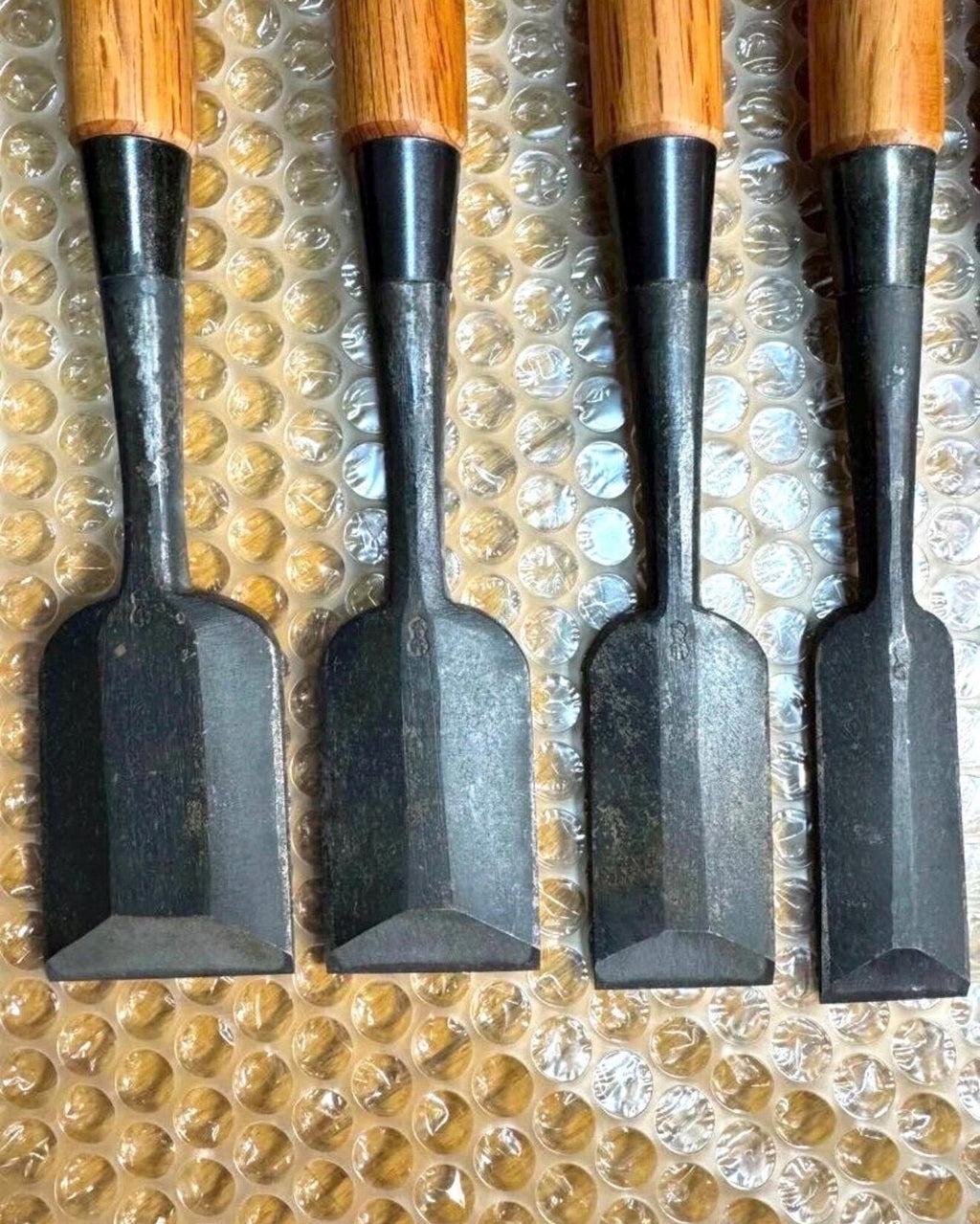 Hand-Forged Wood Carving Chisel Set – High Carbon Steel, Exotic Wood Handles