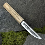 Hand Forged Carving Knife: Woodworking Tool (Carbon Steel Blade)