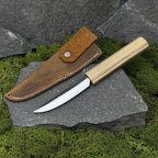Hand Forged Carving Knife: Woodworking Tool (Carbon Steel Blade)