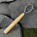 Hook Carving Knife: Spoon Shaping Tool - Leather Sheath Included
